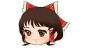 😍 emoji Yukkuri Reimu Telegram sticker 9 of 15