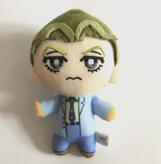 Sticker from plush anime toys
