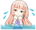 😓 emoji TWICE "Candy Pop" :: @line_stickers Telegram sticker 16 of 40