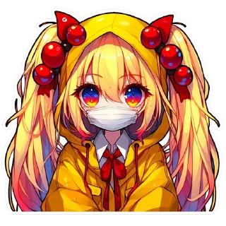 😷 emoji Tokumei Telegram sticker 5 of 93