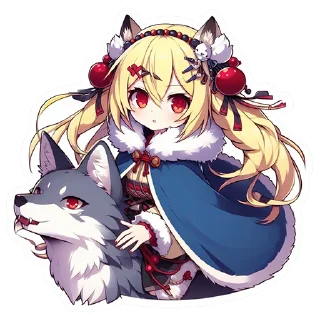 🐺 emoji Tokumei Story Telegram sticker 17 of 114
