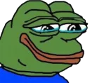Sticker from frog