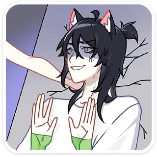 😮 emoji Мауси и Рен на каникулах Telegram sticker 18 of 49