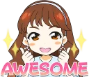 👍 emoji TWICE "Candy Pop" :: @line_stickers Telegram sticker 4 of 40