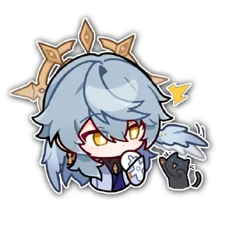 🍗 emoji 𐍃ᥙᥒɗᥲy_by @Satorussssss Telegram sticker 5 of 25