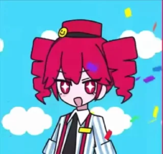 😊 emoji MikuTetoMesmerizer Telegram sticker 8 of 19