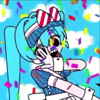 💃 emoji MikuTetoMesmerizer Telegram sticker 18 of 19