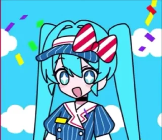 😉 emoji MikuTetoMesmerizer Telegram sticker 14 of 19