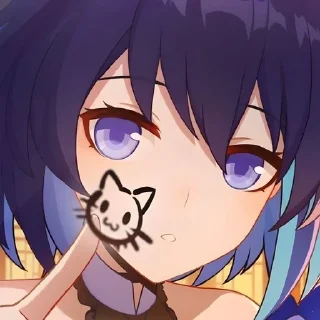 😽 emoji Seele queen :: @Ve_por_ello Telegram sticker 17 of 49