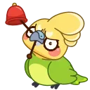 👎 emoji Попугай от @TgSticker Telegram sticker 7 of 25