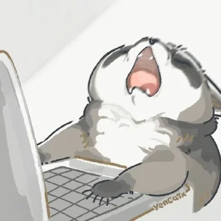 😡 emoji Енот Telegram sticker 24 of 90