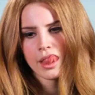😛 emoji Ланочка дель рей Telegram sticker 15 of 78