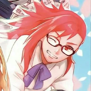 ❤️ emoji Karin Uzumaki Telegram sticker 9 of 78