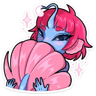 ☺️ emoji Лорелея от @tmemillik Telegram sticker 15 of 49