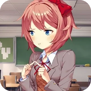 🍪 emoji Sayori - @sayonara1846 Telegram sticker 13 of 120