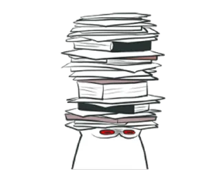 📚 emoji Жуткий кот - @tg_sticks Telegram sticker 15 of 25