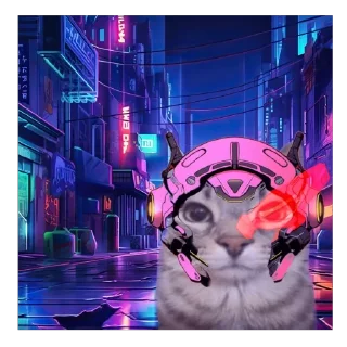 🫥 emoji Кот тупой Telegram sticker 21 of 32