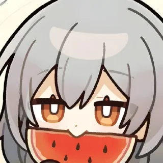 🍉 emoji Honkai Star Rail @ilust0 Telegram sticker 6 of 20