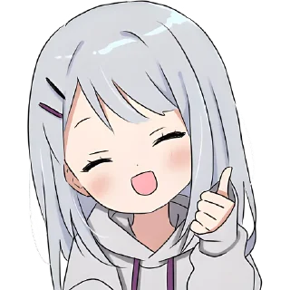 Sticker from Худи-тян серая @Nyasticks