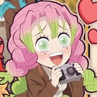 🌟 emoji 「 Mitsuri Kanroji.  :: Kny Telegram sticker 6 of 22