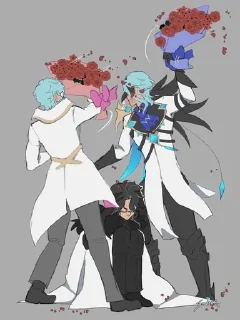 🥰 emoji голубой Telegram sticker 18 of 47