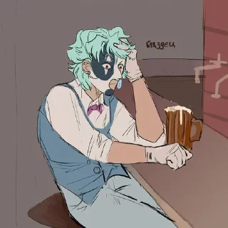 😳 emoji голубой Telegram sticker 20 of 47