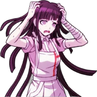 💉 emoji ( ૮꒰っ´`c꒱ ❕  @DanganSticksss 휴 Telegram sticker 7 of 41