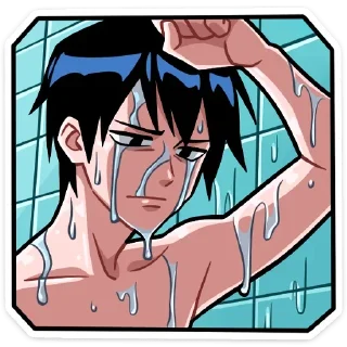😓 emoji Кэйа лучший гей Telegram sticker 11 of 27