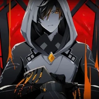 😶 emoji Аааа я моракс симп🤕 Telegram sticker 4 of 19