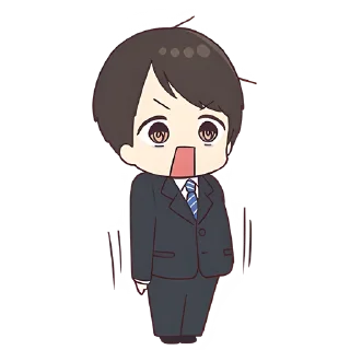 😱 emoji Деловой-кун 2 @Nyasticks Telegram sticker 5 of 41