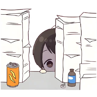 😶 emoji Деловой-кун 2 @Nyasticks Telegram sticker 10 of 41