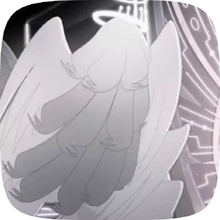 🪽 emoji БОЛЬШЕ ⇨ @CLOOBHUB СЕРА ОТЕЛЬ ХАЗБИН SERA HAZBIN Telegram sticker 22 of 27