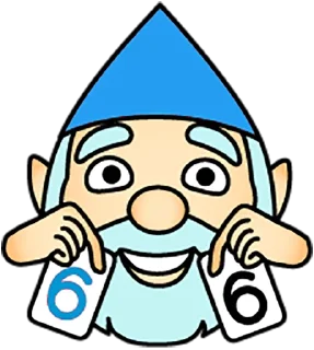 Sticker from Голубой гномик @rmb_durak