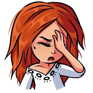 🤦‍♀️ emoji Гитарный рок# Telegram sticker 18 of 70