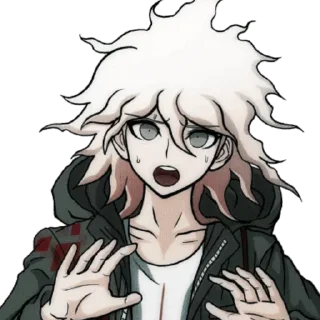 🌟 emoji БОЛЬШЕ ⇨ @CLOOBHUB НАГИТО ДАНГАНРОНПА СТИКЕРЫ ТГ Telegram sticker 12 of 30