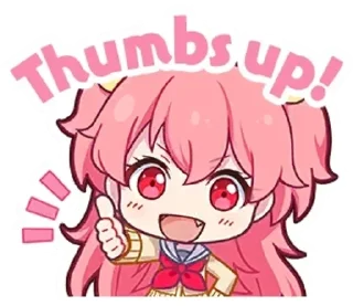 👍 emoji штампики с Айри!!♡-@bandoristiker Telegram sticker 8 of 18