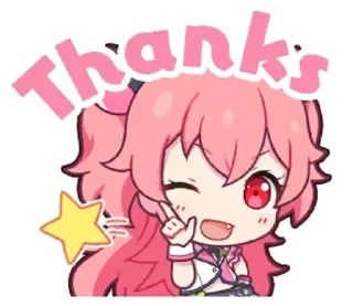 😉 emoji штампики с Айри!!♡-@bandoristiker Telegram sticker 9 of 18