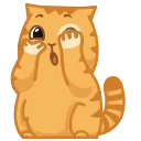 😱 emoji Анимированный Персик Telegram sticker 20 of 48