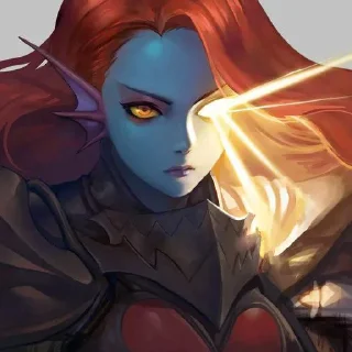 Sticker from Undyne by : : @stickers_undertale