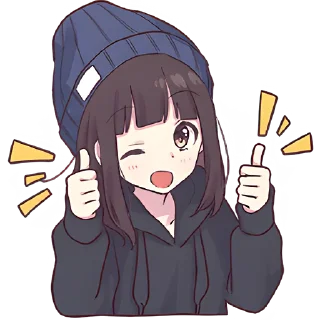 👍 emoji Куруми-чан Z @Nyasticks Telegram sticker 19 of 25