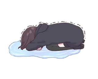 😭 emoji Куруми чан 2 @nyasticks Telegram sticker 3 of 26
