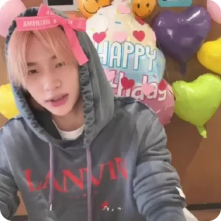 🎞 emoji hbd hyunjin @D1V3HO Telegram sticker 15 of 30