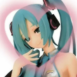 💗 emoji Хатсуне Мику Telegram sticker 22 of 32