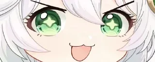 😏 emoji Nahida by @miyoops Telegram sticker 17 of 34