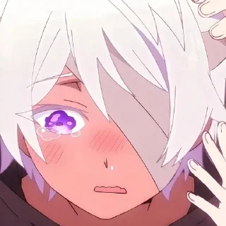 😢 emoji Мемуары ванитаса @anime_stickerr Telegram sticker 3 of 20