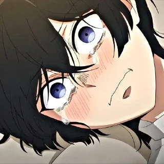 😭 emoji Мемуары ванитаса @anime_stickerr Telegram sticker 7 of 20