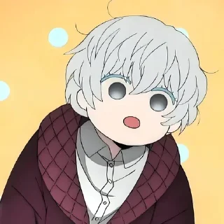 😯 emoji Мемуары ванитаса @anime_stickerr Telegram sticker 5 of 20