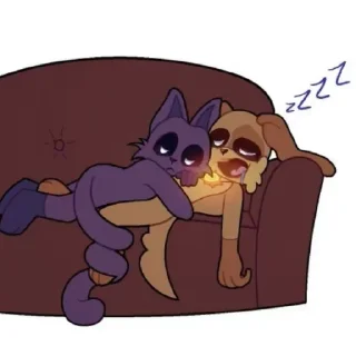 💤 emoji DOGDAY & CATNAP || By @vrtnskcomic Telegram sticker 23 of 105