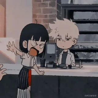 😑 emoji Чиби лу гуан☁️ Telegram sticker 9 of 17