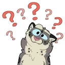 Sticker from Snow Leopard by @CrazySnep & NowAndLater